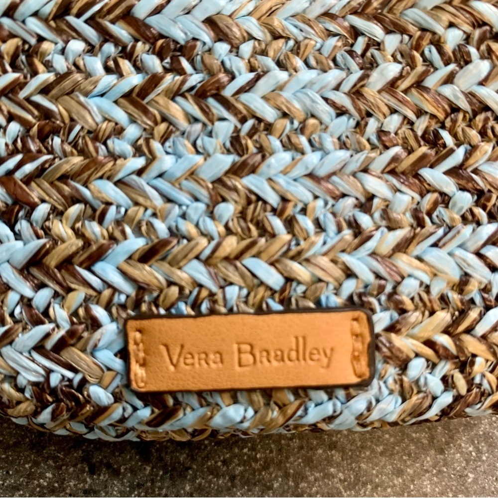 Vera Bradley Straw Cell Phone Cross Body NWOT - Picture 3 of 5